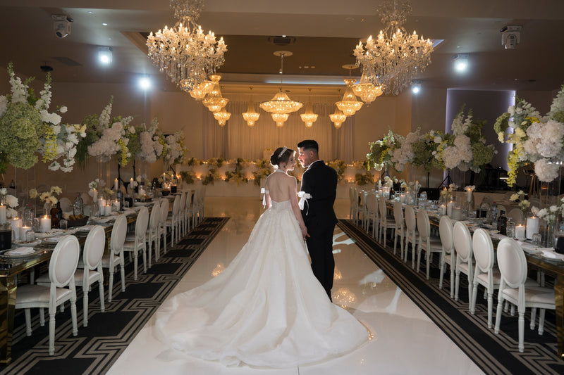 Real bride Sandra marries in a custom Archilla wedding dress!