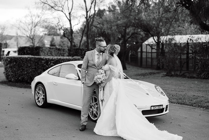 Real bride Melisaa marries in Sage gown