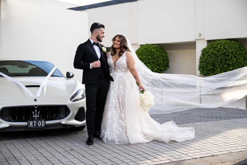 Real bride Sara marries in Livia gown