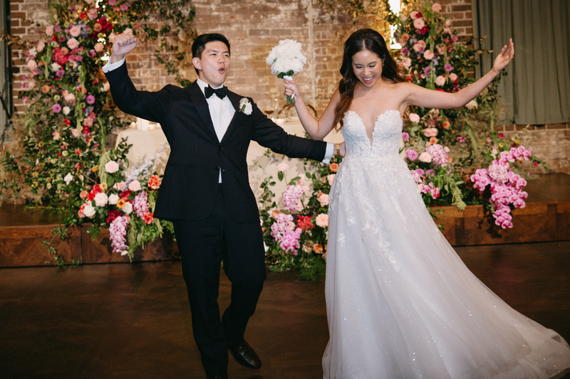Real bride Louise says 'I do' in Bergenia gown