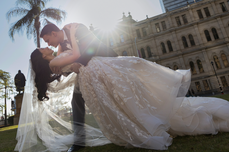 Real bride Mylee marries in Livia gown